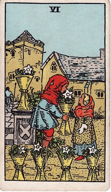 컵 6(Six of Cups) 타로카드