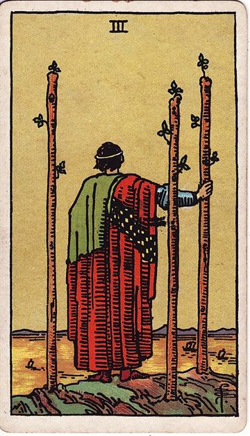 완드 3(Three of Wands) 타로카드